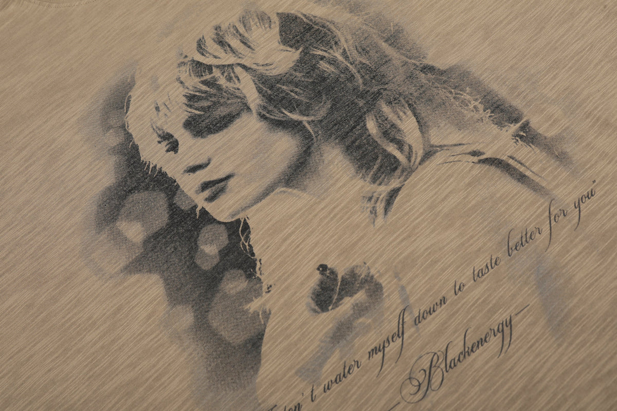 Madxmarx Vintage Portrait Graphic Long Sleeve Tee