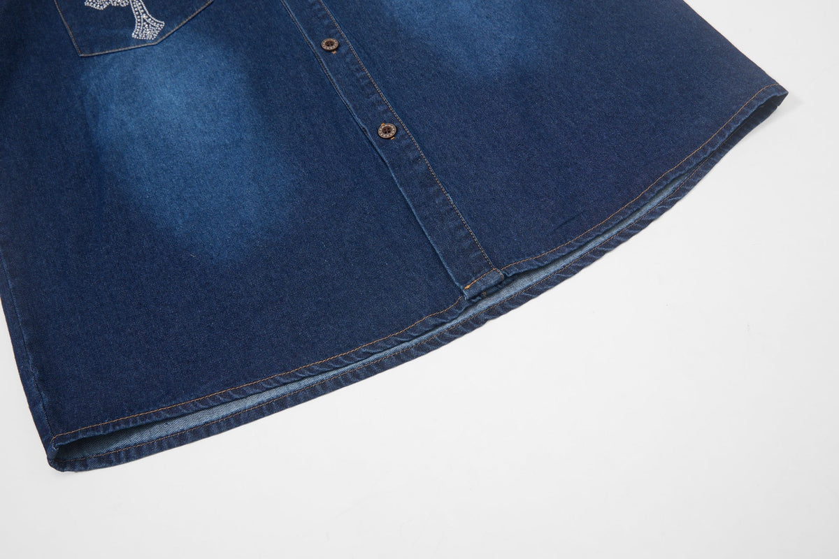 Madxmarx “Cross Denim Shirt”