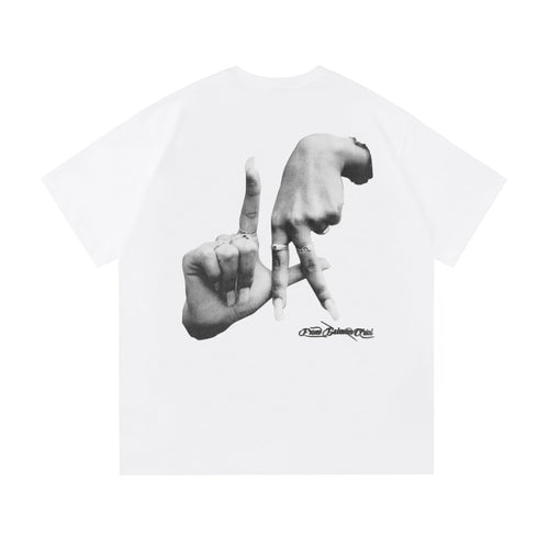 T-shirt graphique Madxmarx Hand - M / Blanc