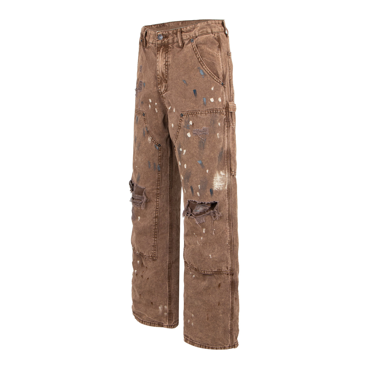 Pantalon de travail en jean vieilli Madxmarx