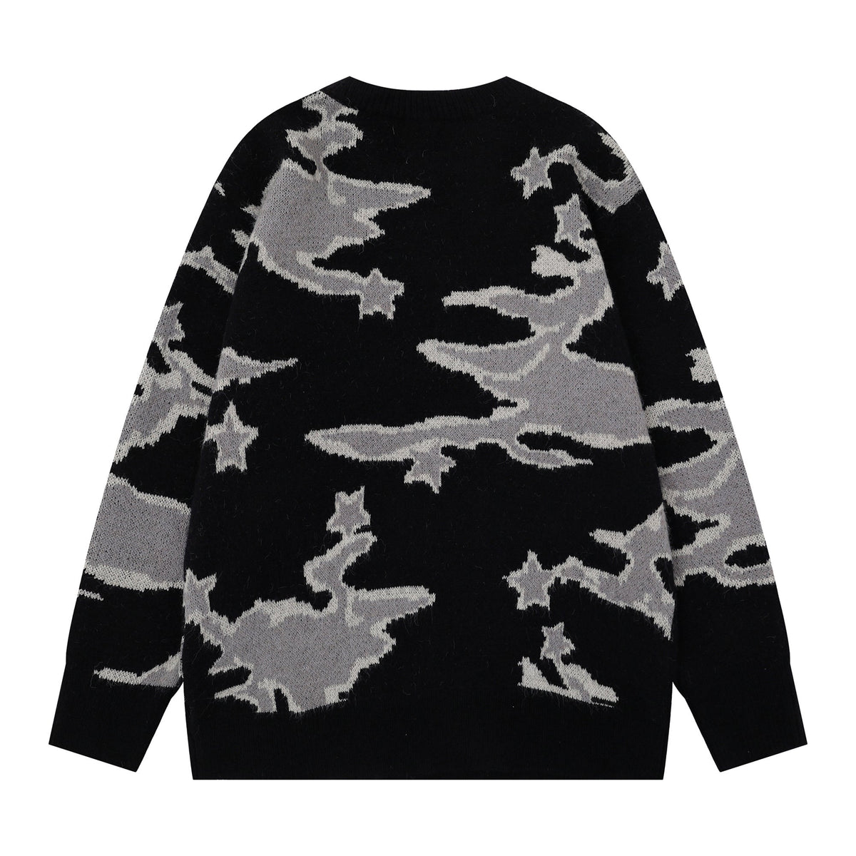 Madxmarx Camo Knit Sweater
