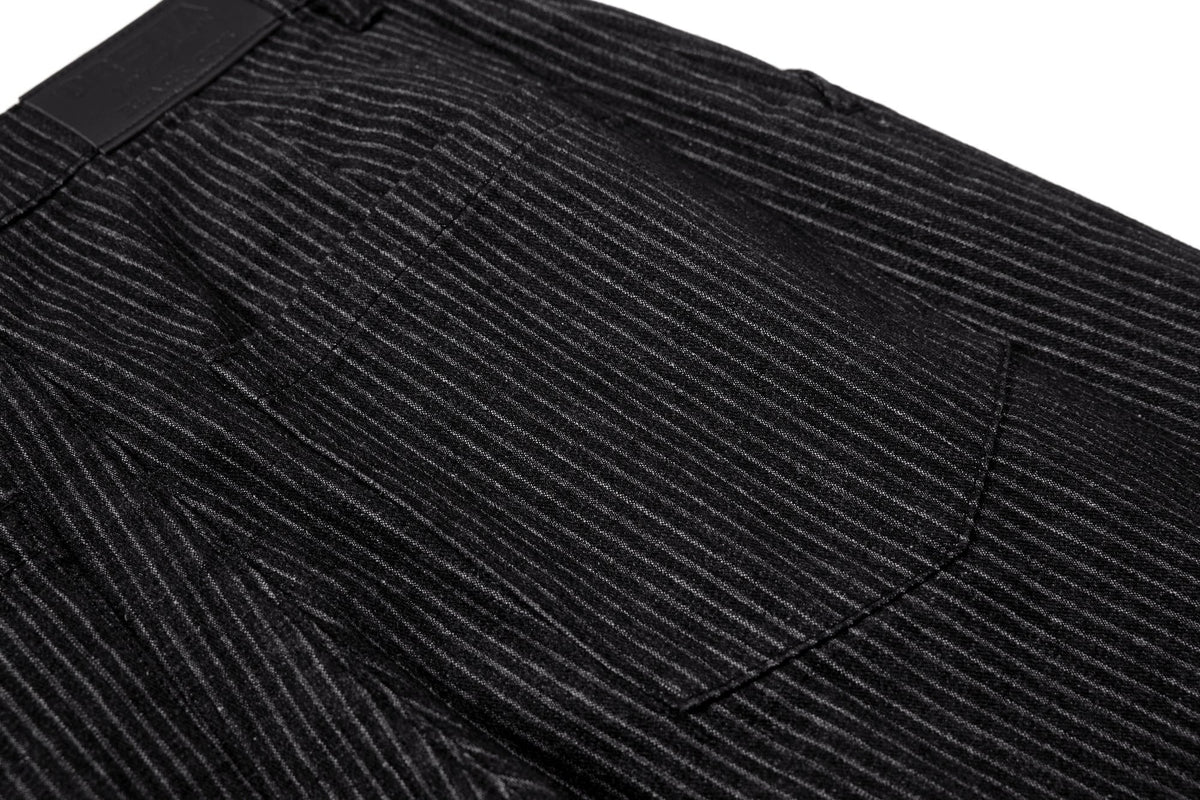 Pantalon à rayures style tonneau Madxmarx