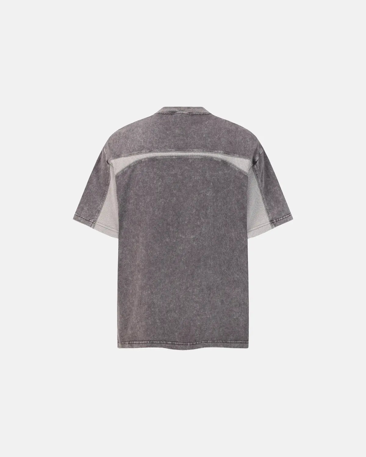 Textured Patchwork Washed T-Shirt