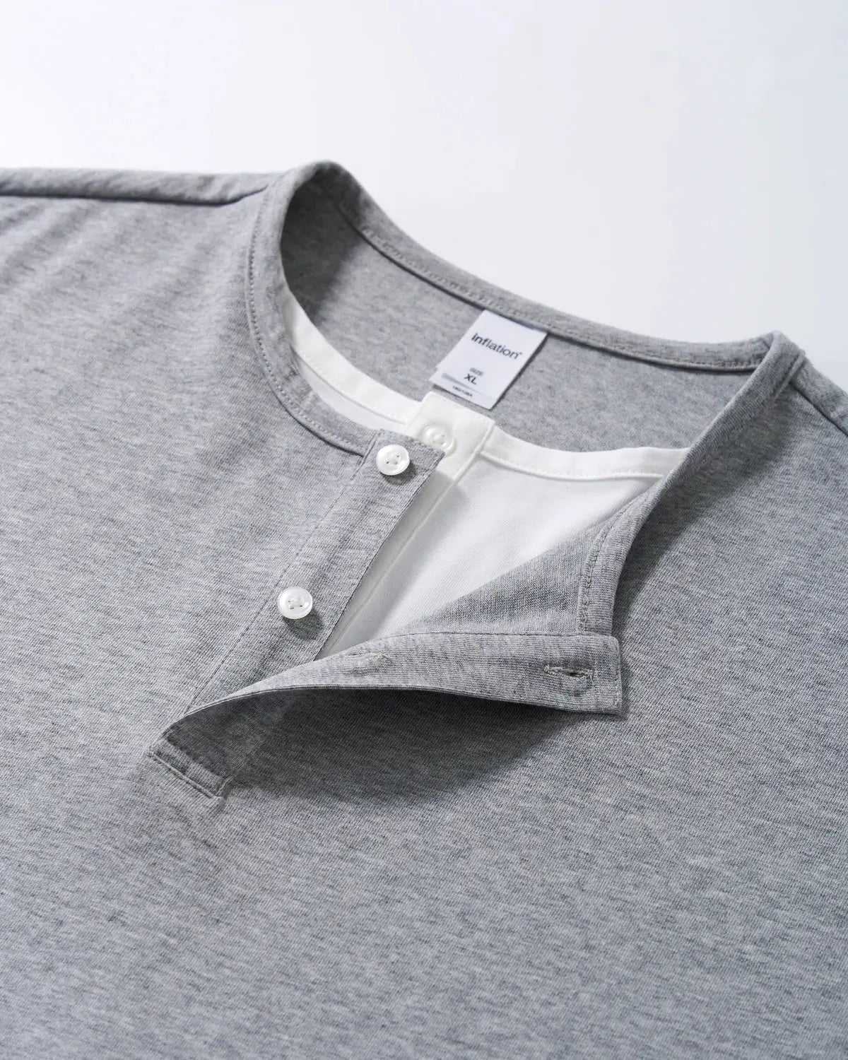Old Money Layered Henley T-Shirt