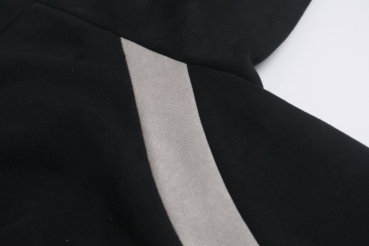 Madxmarx Contrast Panel Washed Long Sleeve Tee