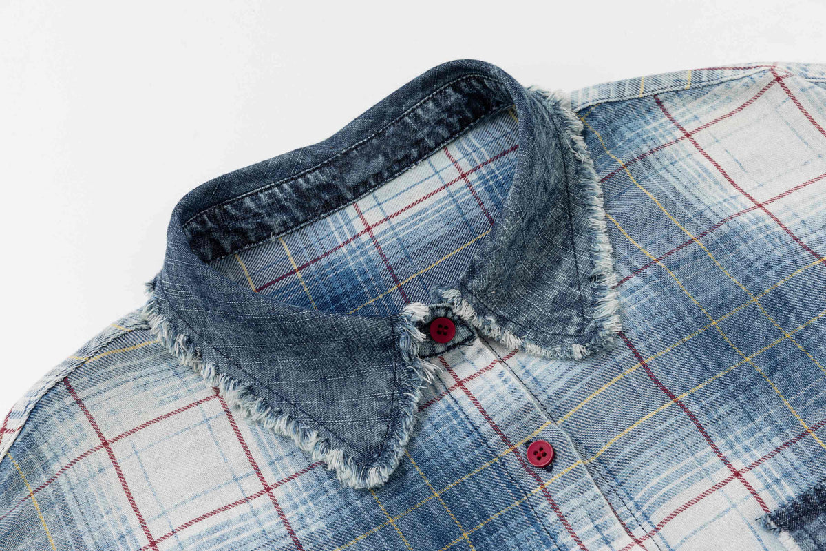 Madxmarx Vintage Plaid Flannel Shirt