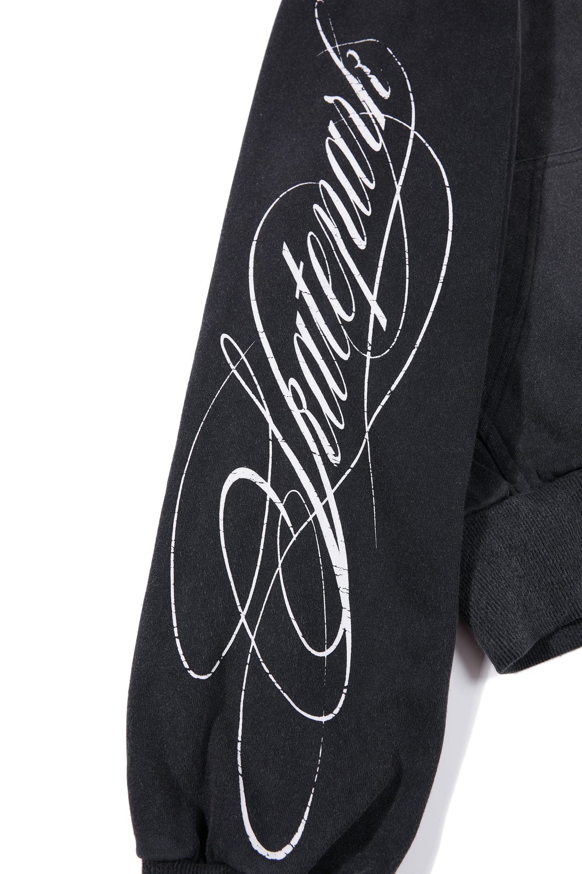Madxmarx Washed Crest Graphic Zip-Up Hoodie