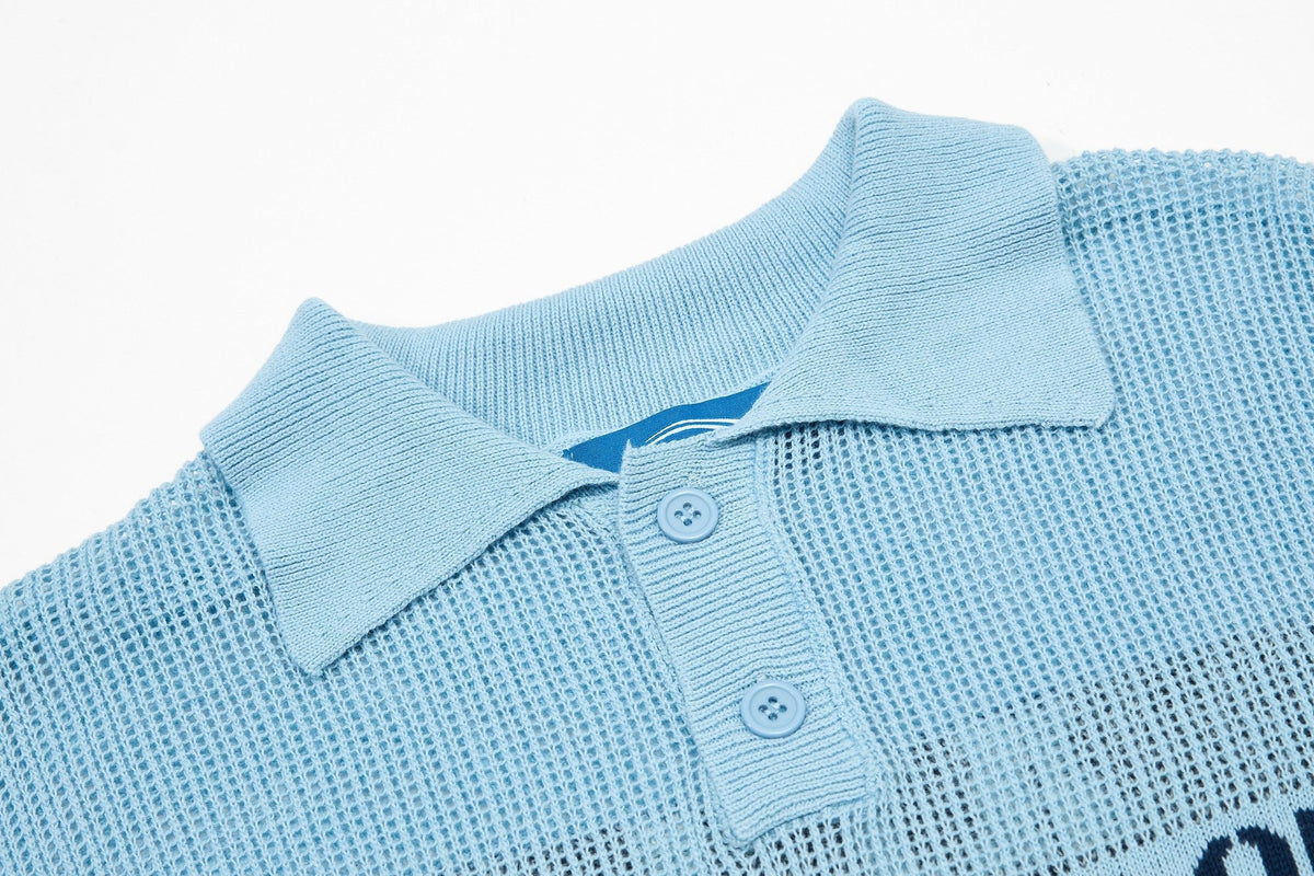 Madxmarx “Varsity Knit Polo”
