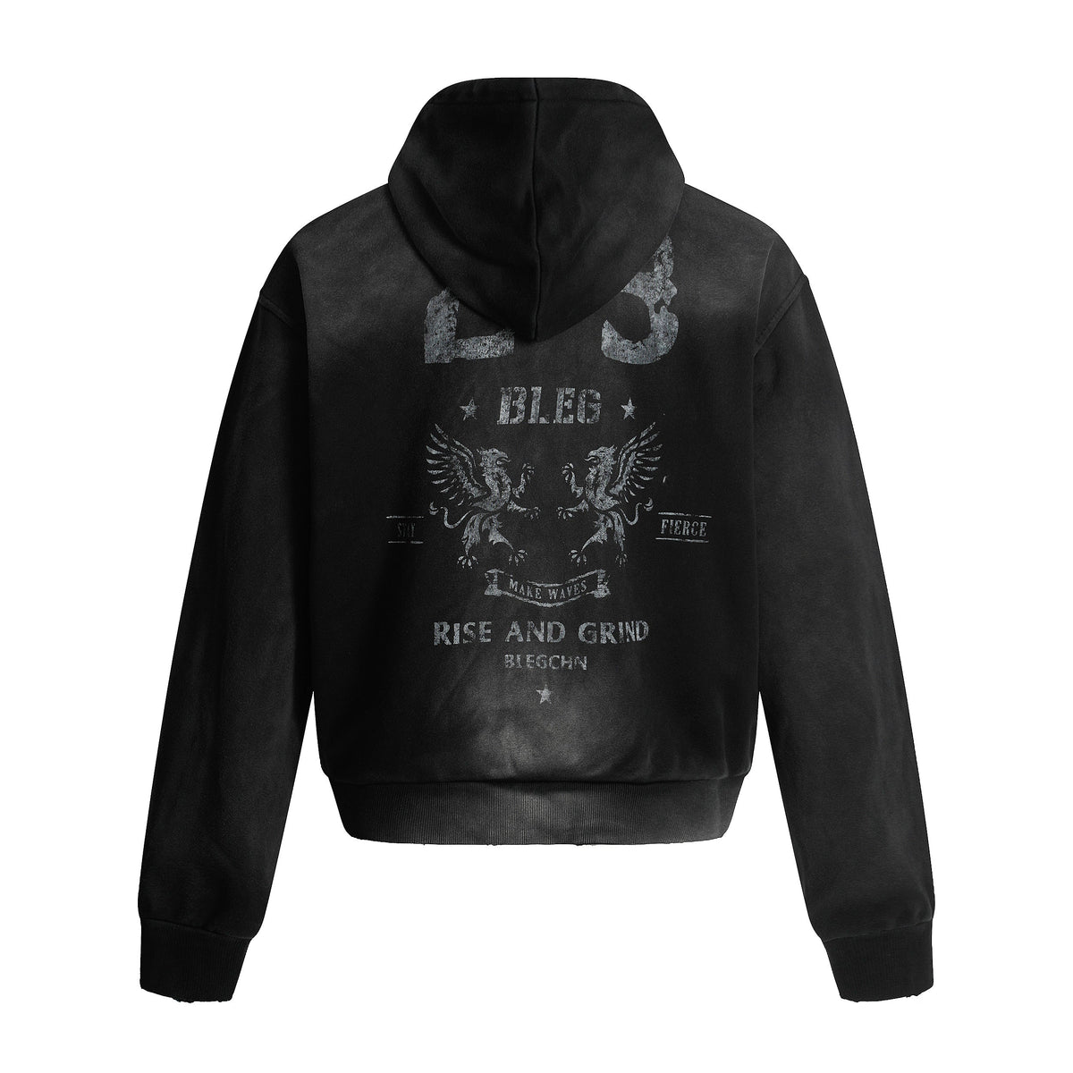 Madxmarx “Rise and Grind” Zip-Up Hoodie
