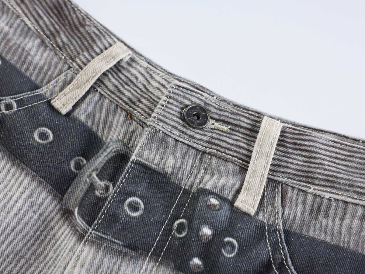Madxmarx „Layered Belt Utility Balloon Jeans“