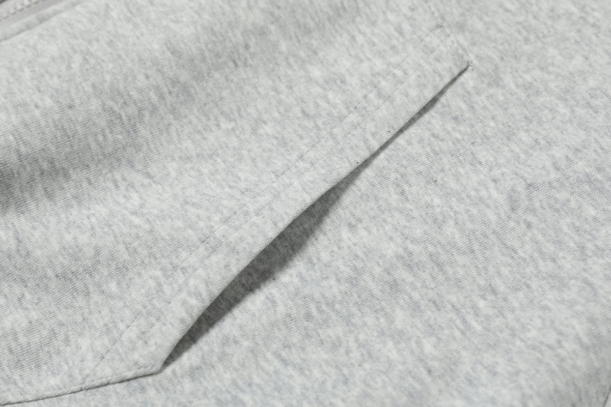 Madxmarx Structured Panel Zip-Up Hoodie
