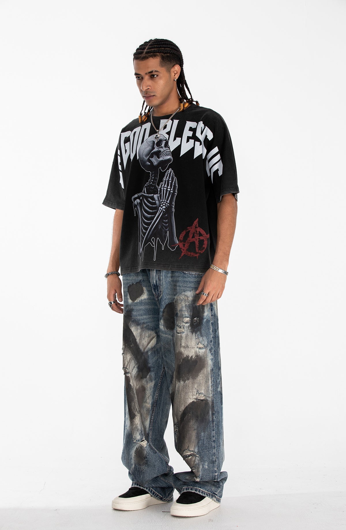 Madxmarx “Blessed Bones” Graphic Tee