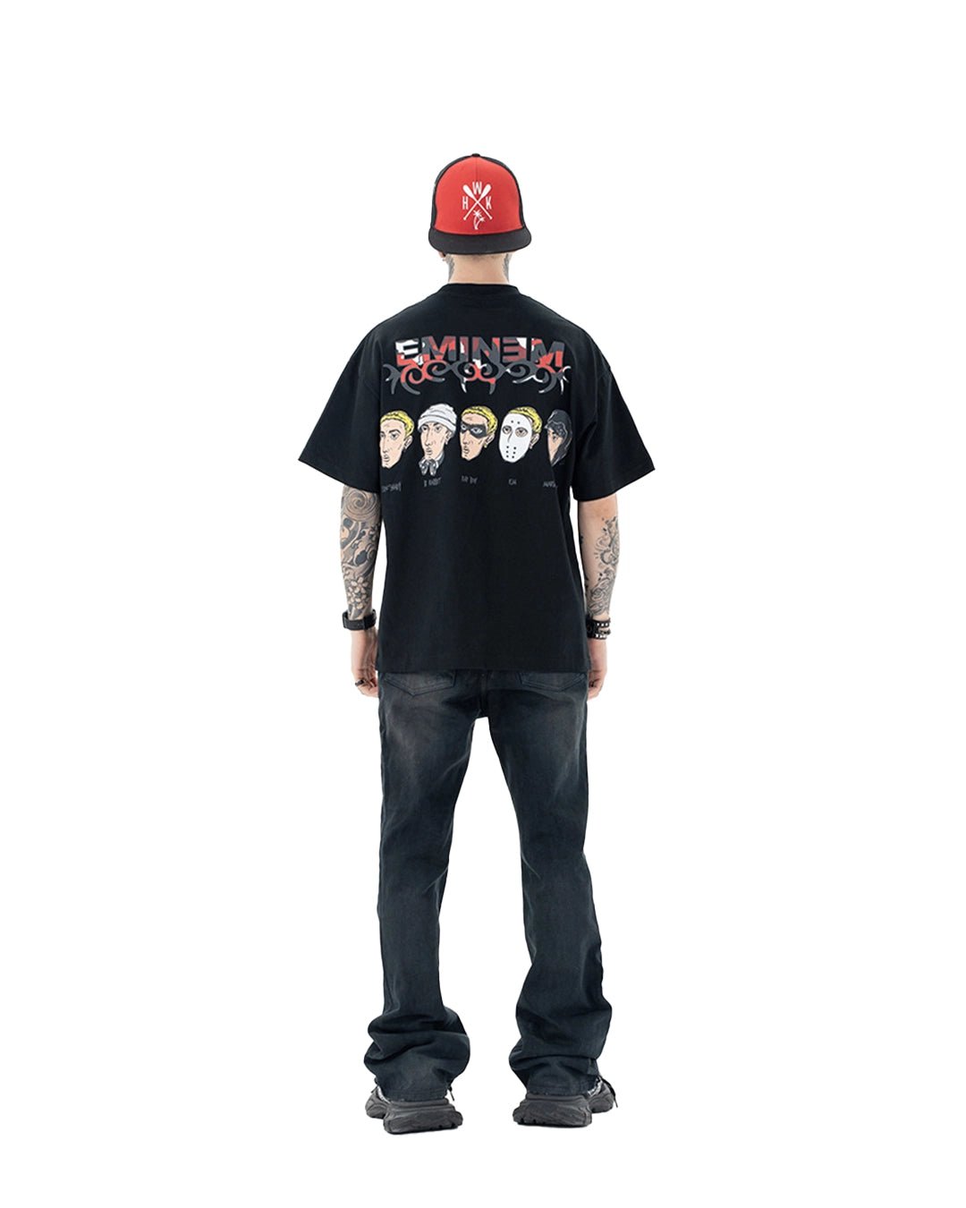 Camiseta gráfica con parodia de Eminem