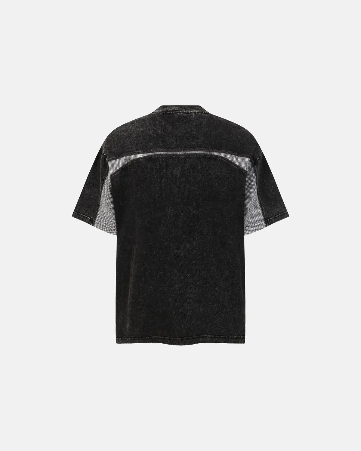 Textured Patchwork Washed T-Shirt