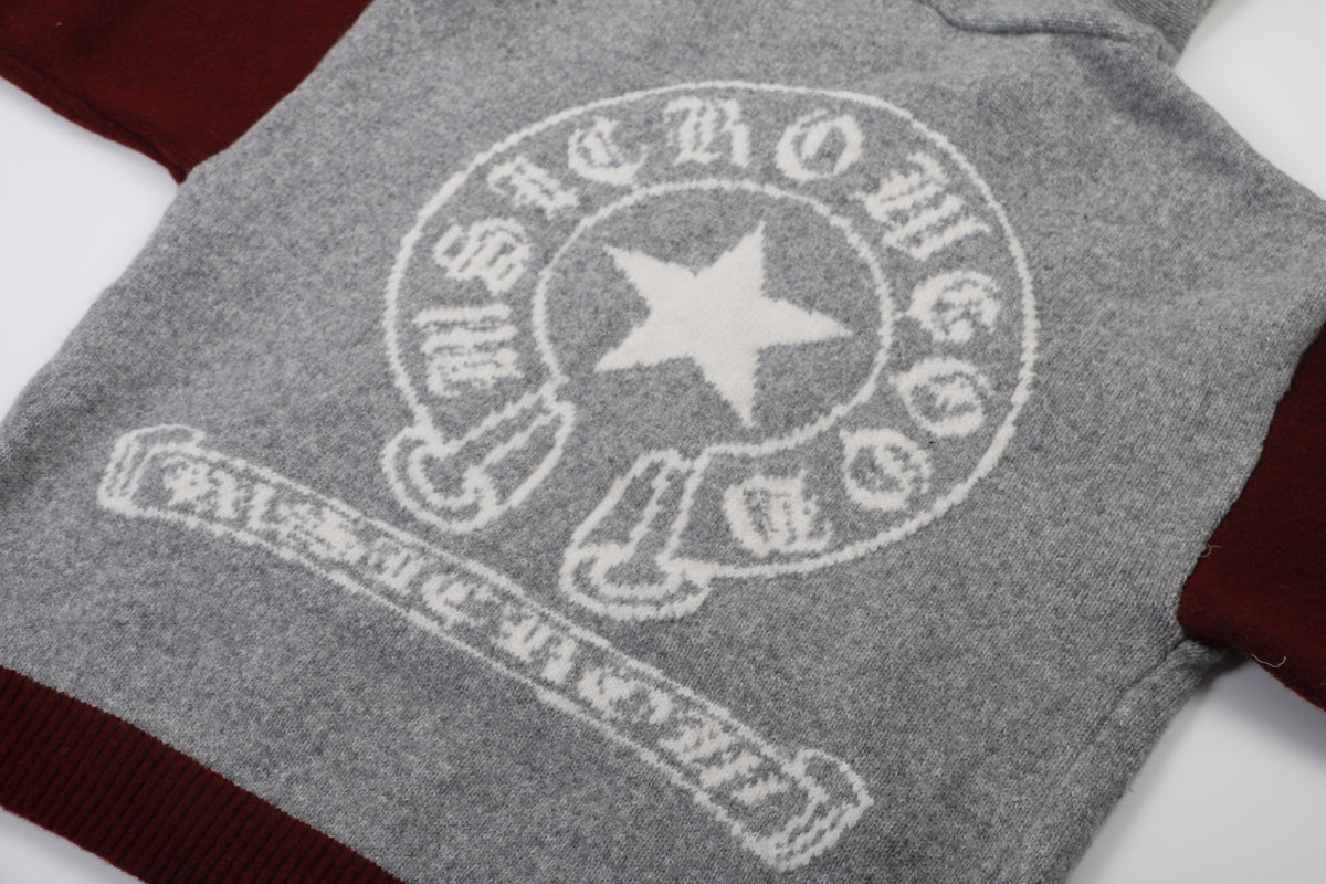 Madxmarx Vintage Star Knit Zip Hoodie