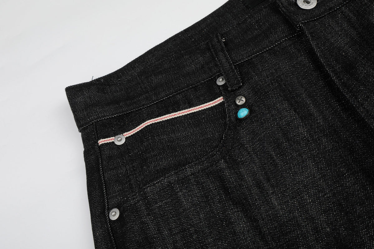 Madxmarx Raw Denim Wide-Leg Jeans