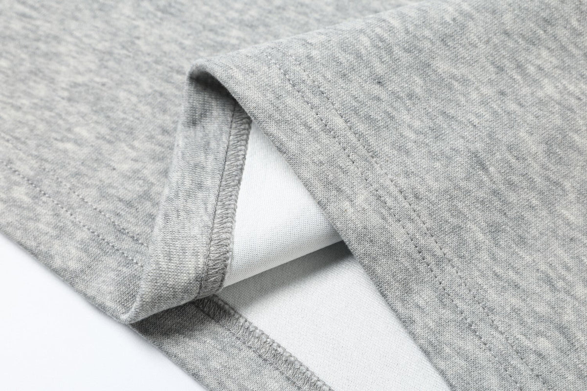 Sudadera tipo polo de patchwork Madxmarx