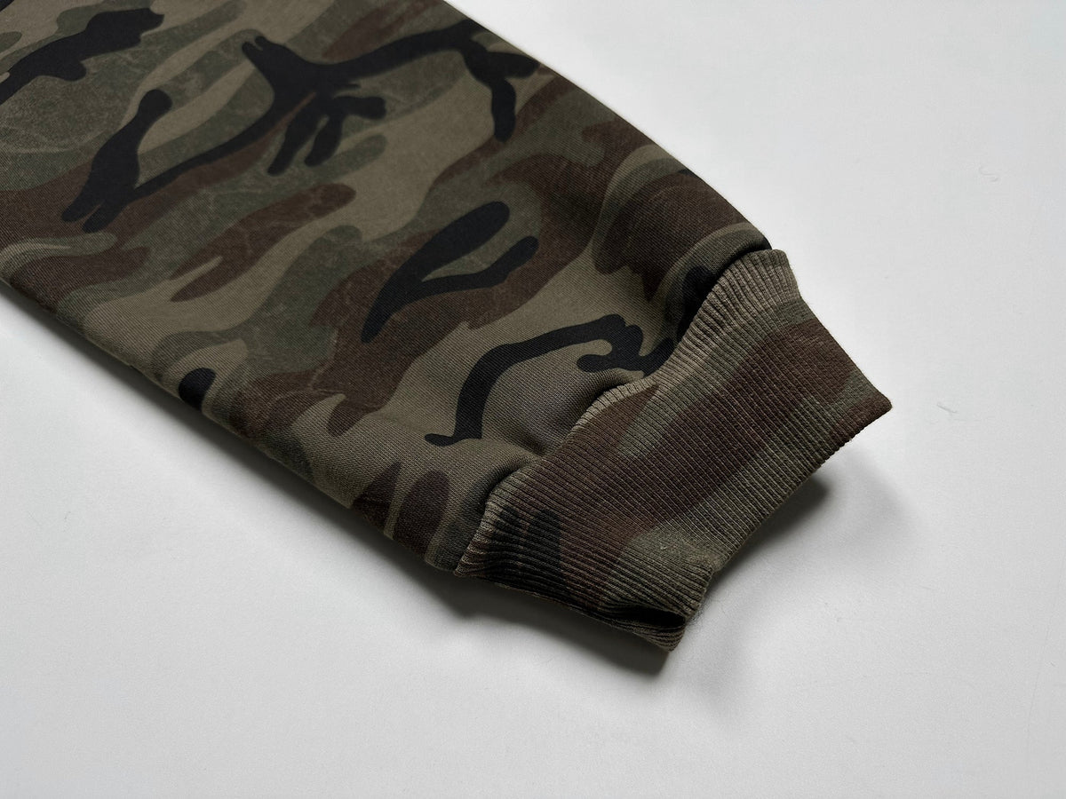 Madxmarx Camo Varsity Zip Hoodie