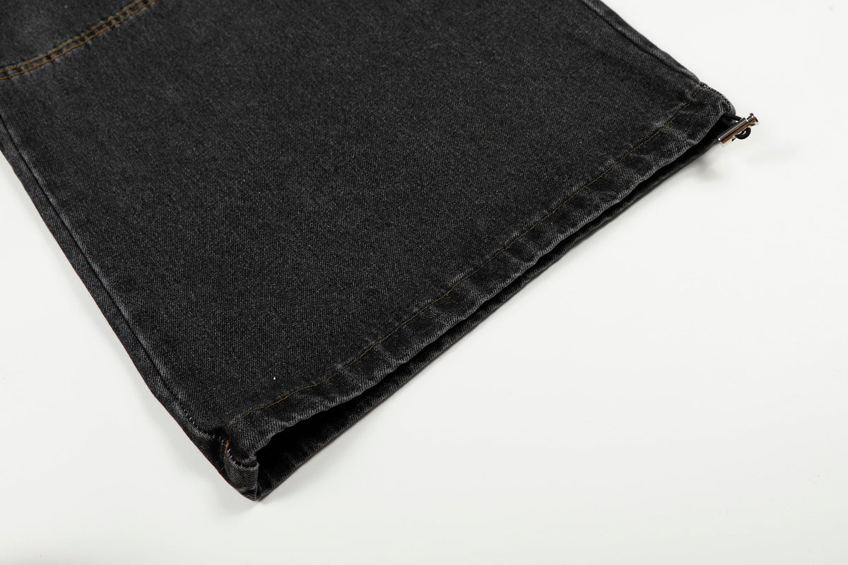 Pantalon en jean large « Star Flag » de Madxmarx