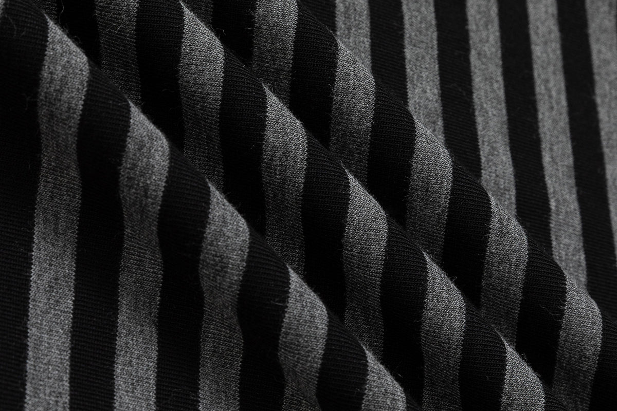 Madxmarx Langarm-Poloshirt mit Streifen