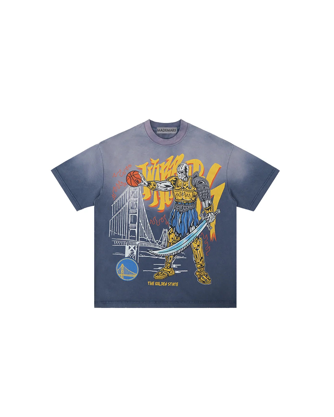 Basketball Warrior Printed T-Shirt