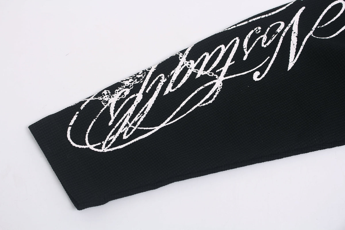Madxmarx Studded Graphic Long Sleeve Tee