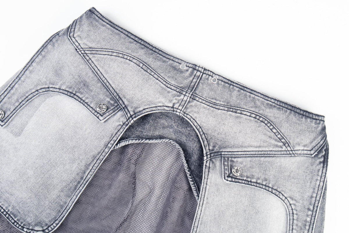 Madxmarx Convertible Utility Baggy Jeans