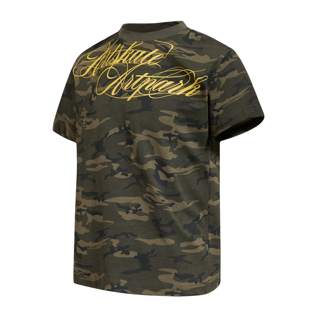 Madxmarx Camo Script Graphic T-Shirt