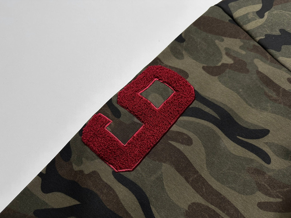 Madxmarx Camo Varsity Zip Hoodie