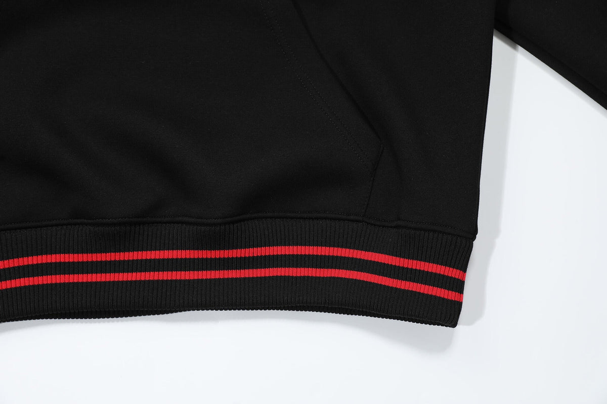 Madxmarx Sport-Stripe Graphic Fleece Hoodie