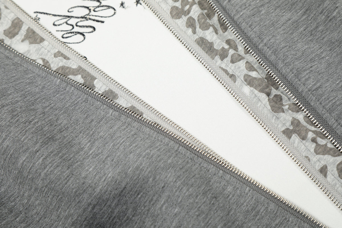 Madxmarx Layered Zip-Up Hoodie