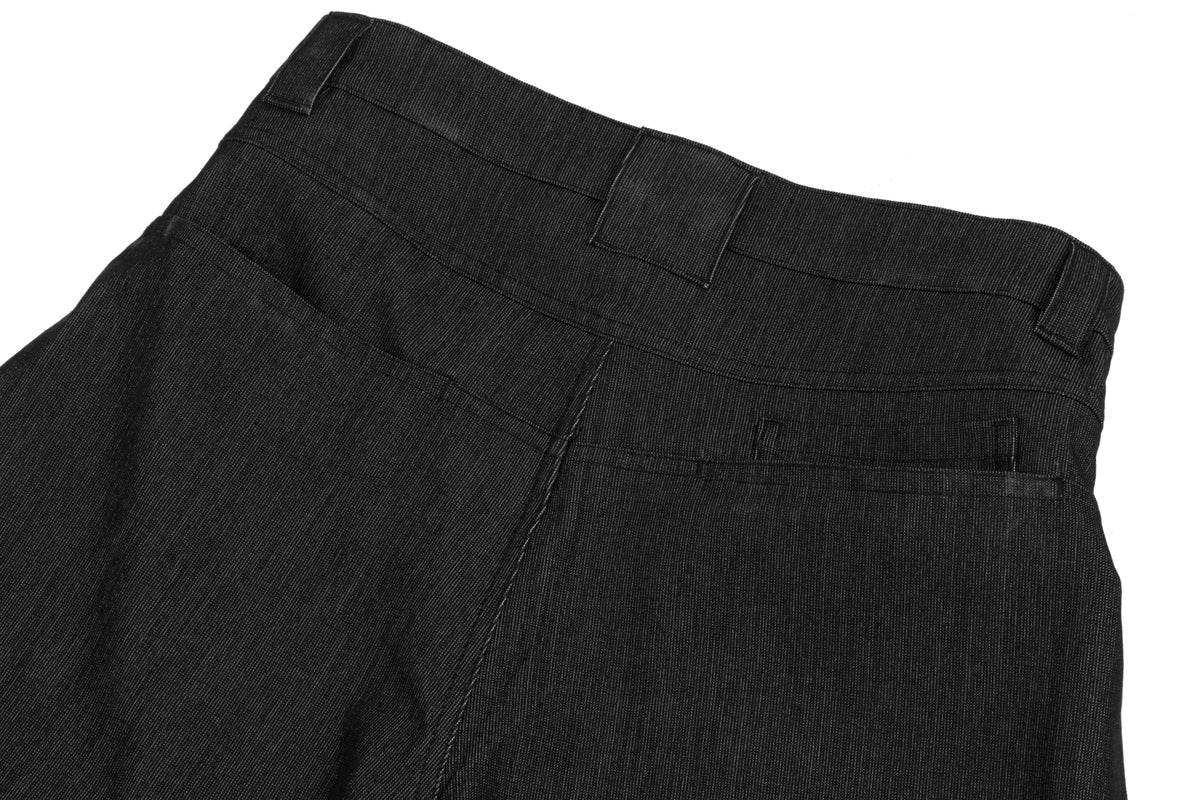 Pantalones de mezclilla utilitarios de pierna ancha Madxmarx