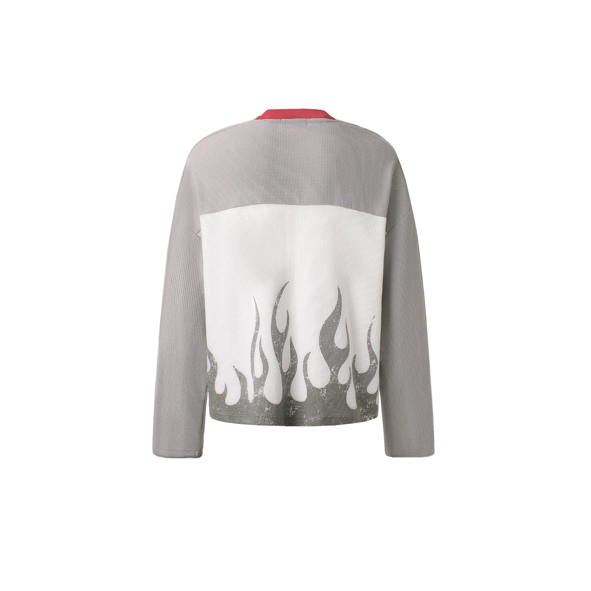 Madxmarx 87 Flame Graphic Long Sleeve Tee