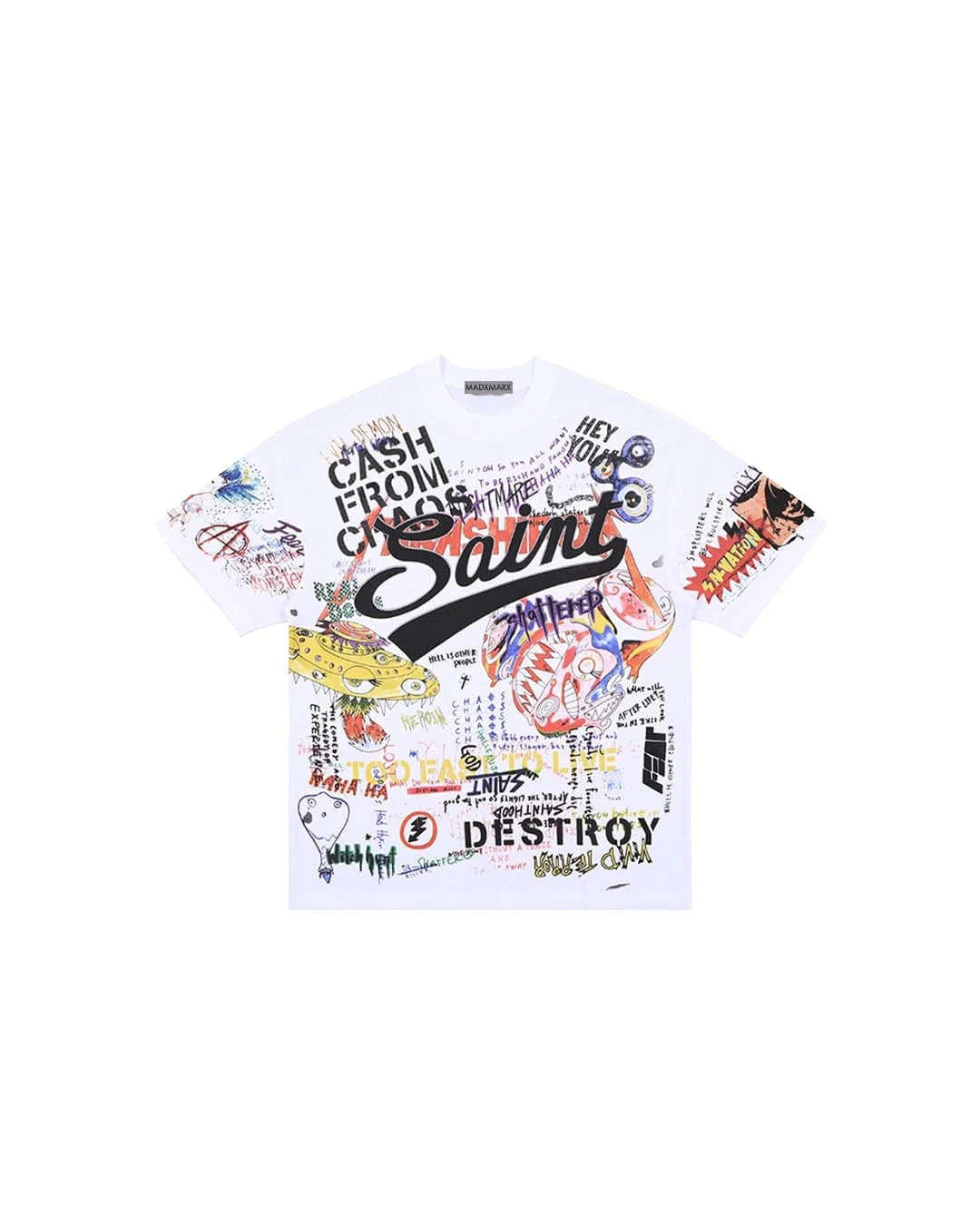 Chaos Saint Grafisch T-shirt