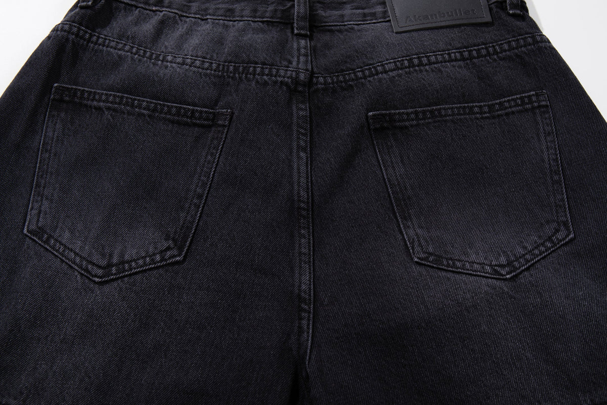Madxmarx Utility-Jeans mit weitem Bein und geteiltem Design
