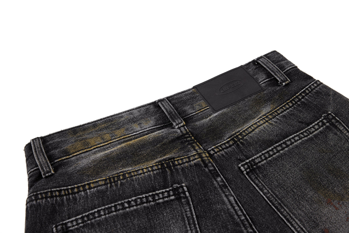 Pantalon en jean incurvé délavé vintage Madxmarx
