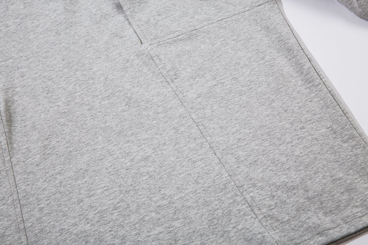 Madxmarx Langarmshirt mit strukturiertem Einsatz