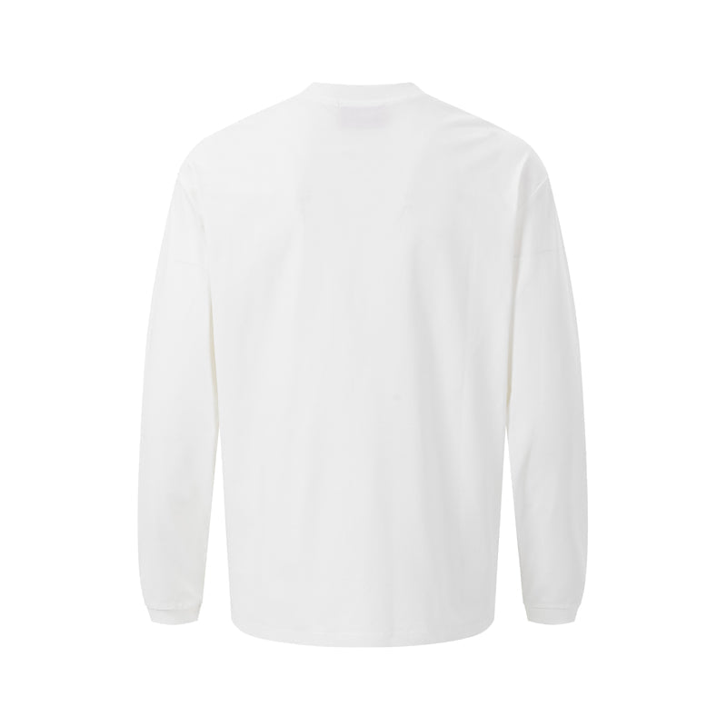 Madxmarx Distressed Gothic Graphic Long Sleeve Tee