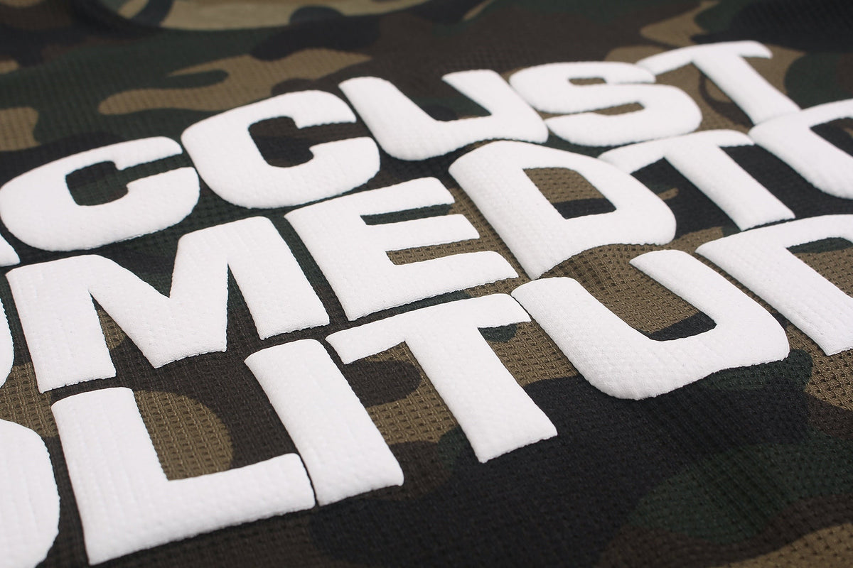 Madxmarx Camo Graphic Long Sleeve Tee