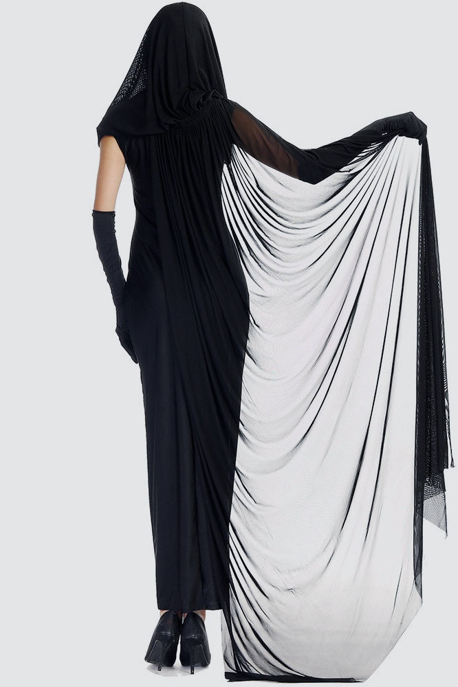 Vestido de fantasma vagabundo del alma negra de Halloween