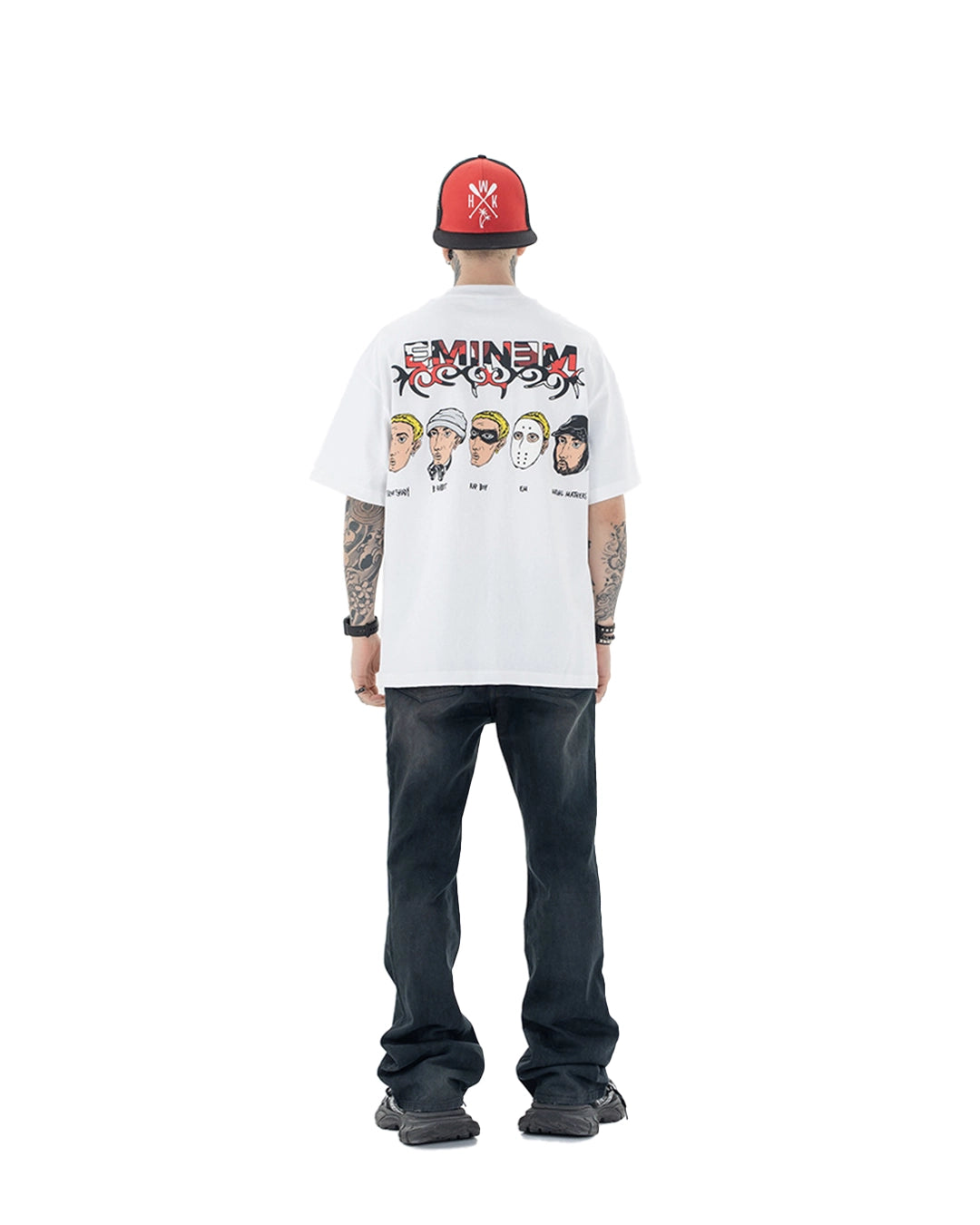 Camiseta gráfica con parodia de Eminem