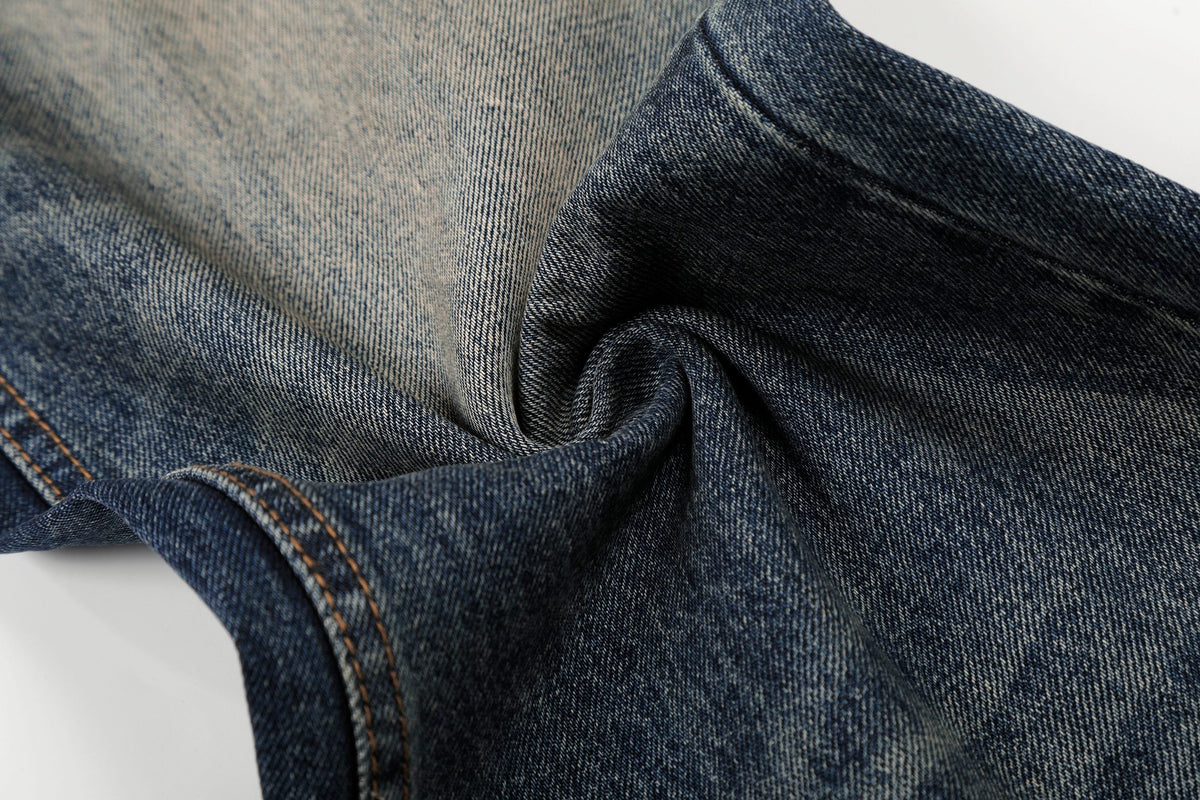 Madxmarx Vintage Wash Wide-Leg Jeans