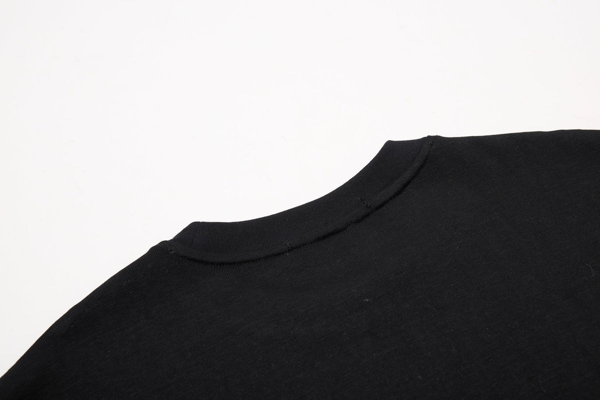 Madxmarx Distressed Varsity Graphic Long Sleeve Tee