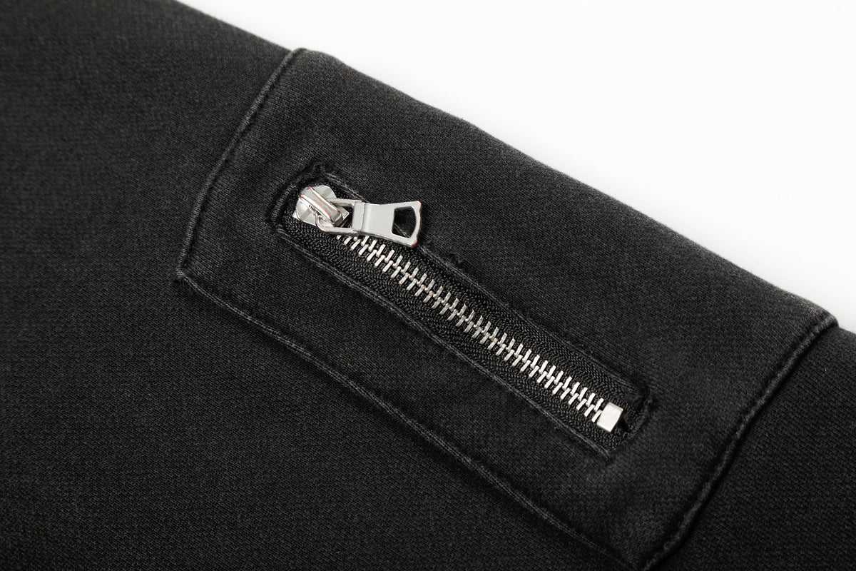 Madxmarx Studded Zip-Up Hoodie