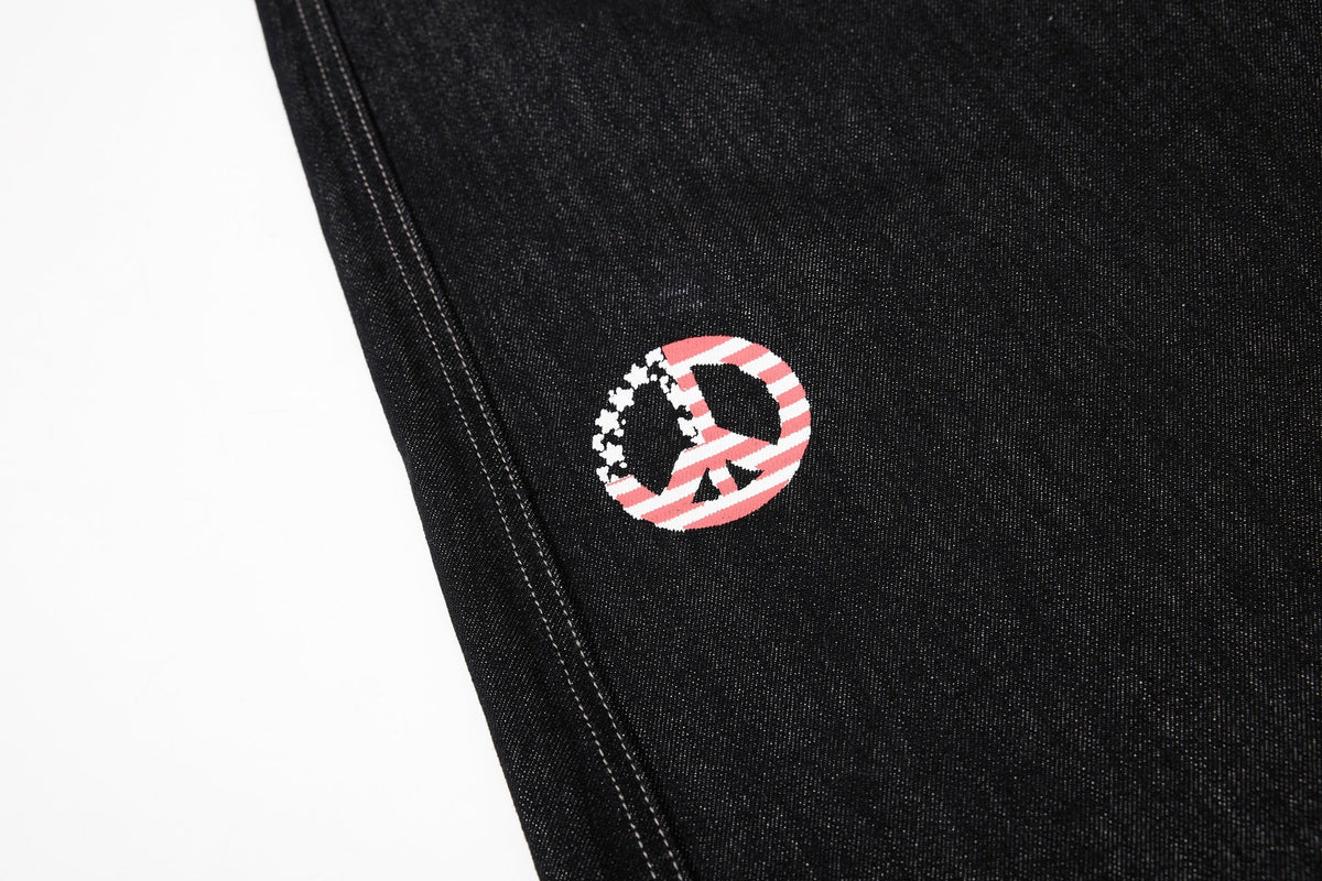 Madxmarx Vintage Flag Baggy Jeans