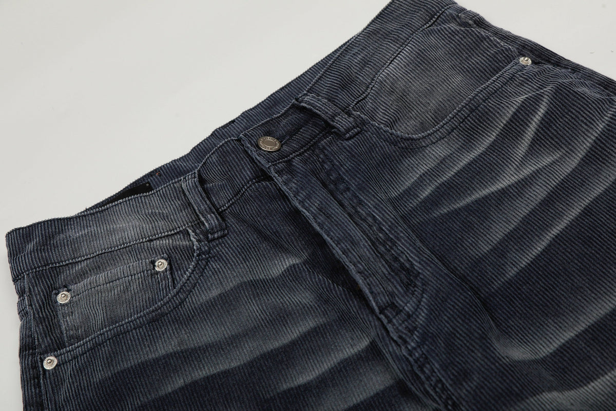 Madxmarx Washed Corduroy Wide-Leg Pants