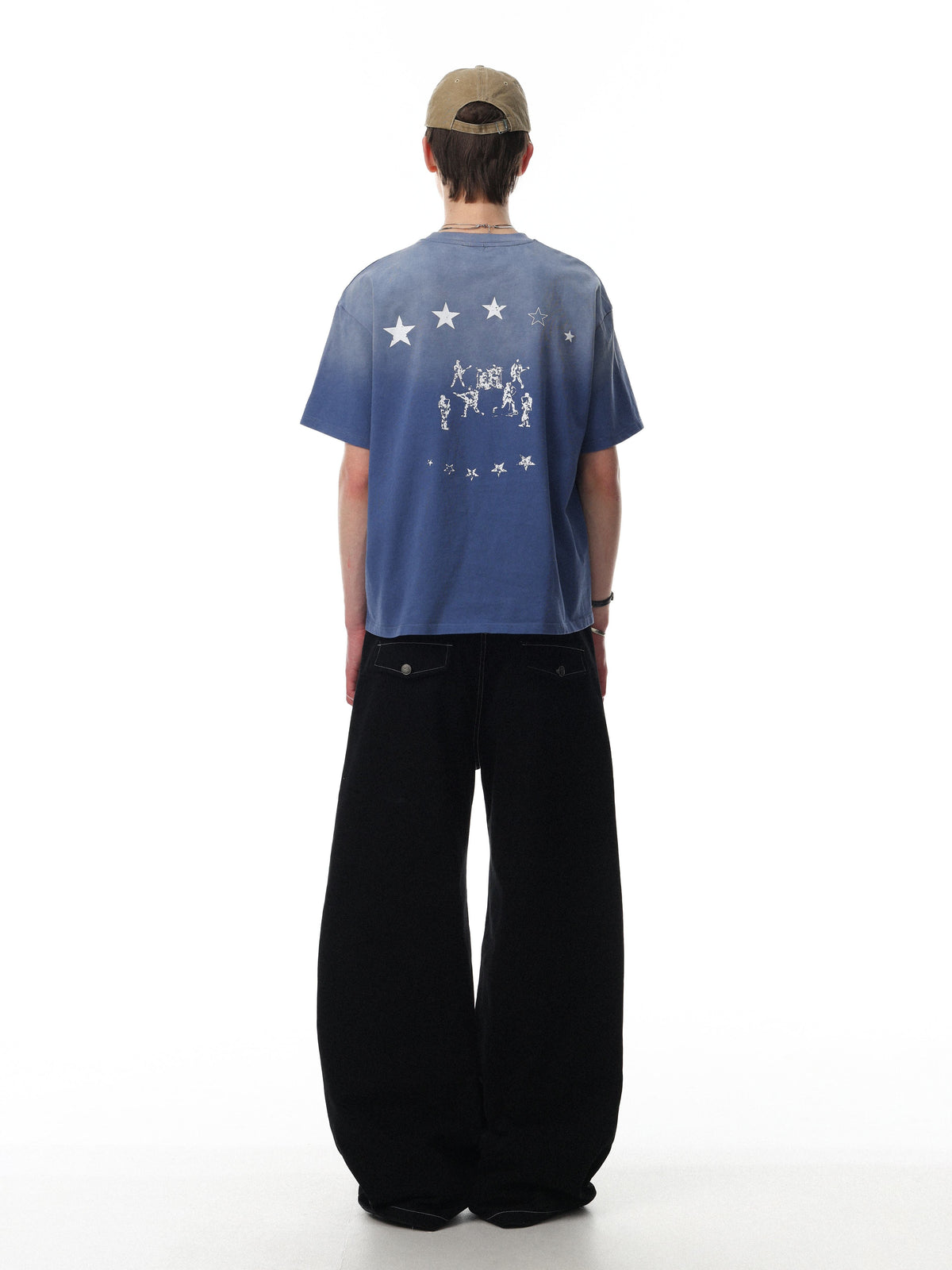 Madxmarx “Star Fade Back Graphic Tee”