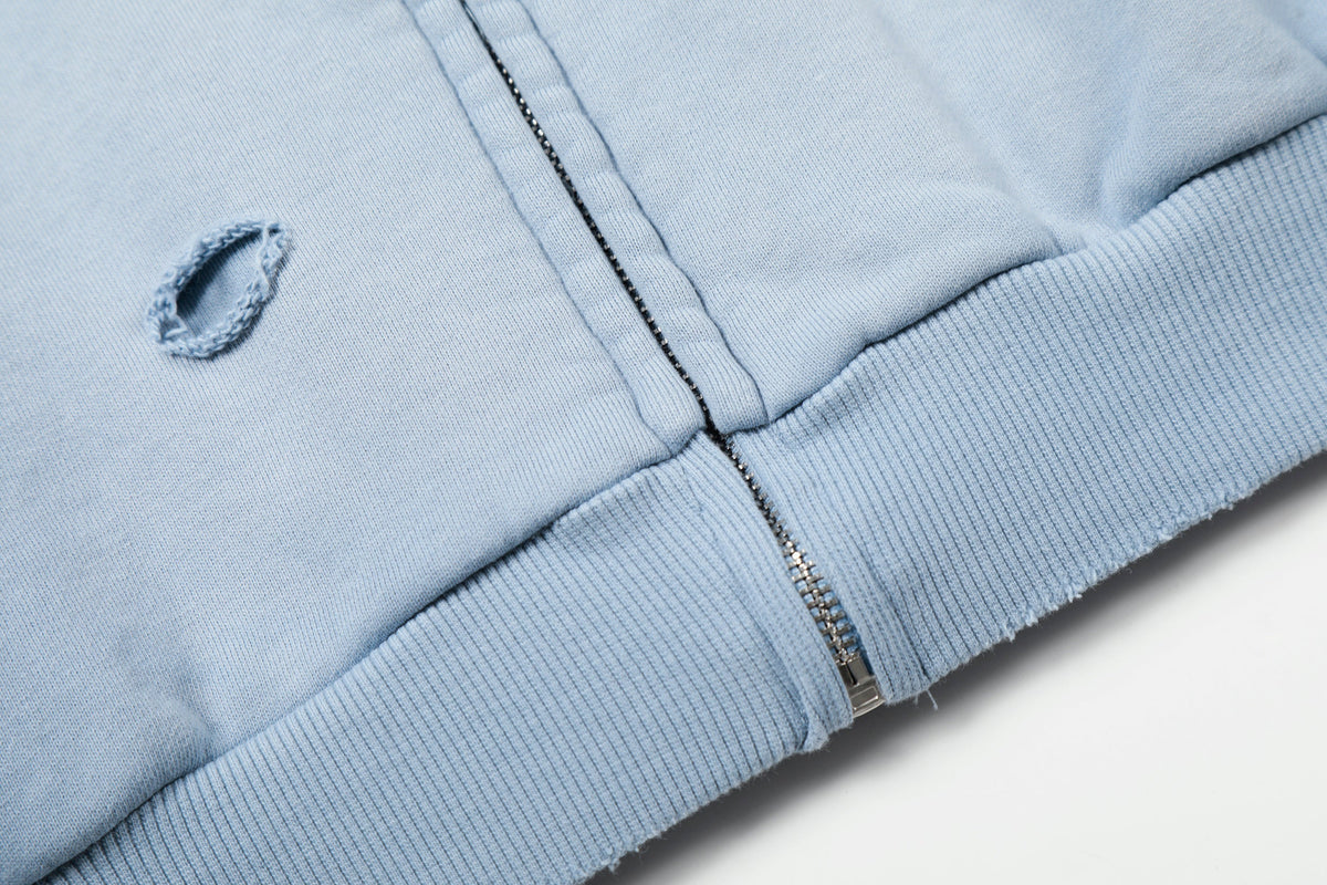 Madxmarx Collage Graphic Zip-Up Hoodie
