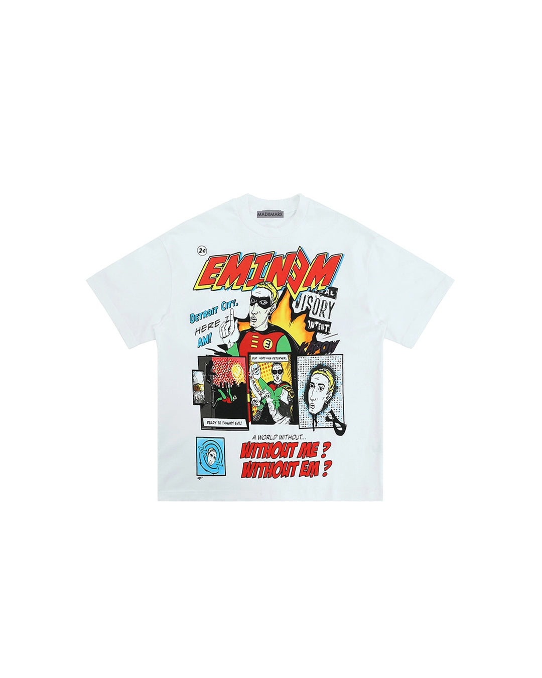 Camiseta gráfica con parodia de Eminem