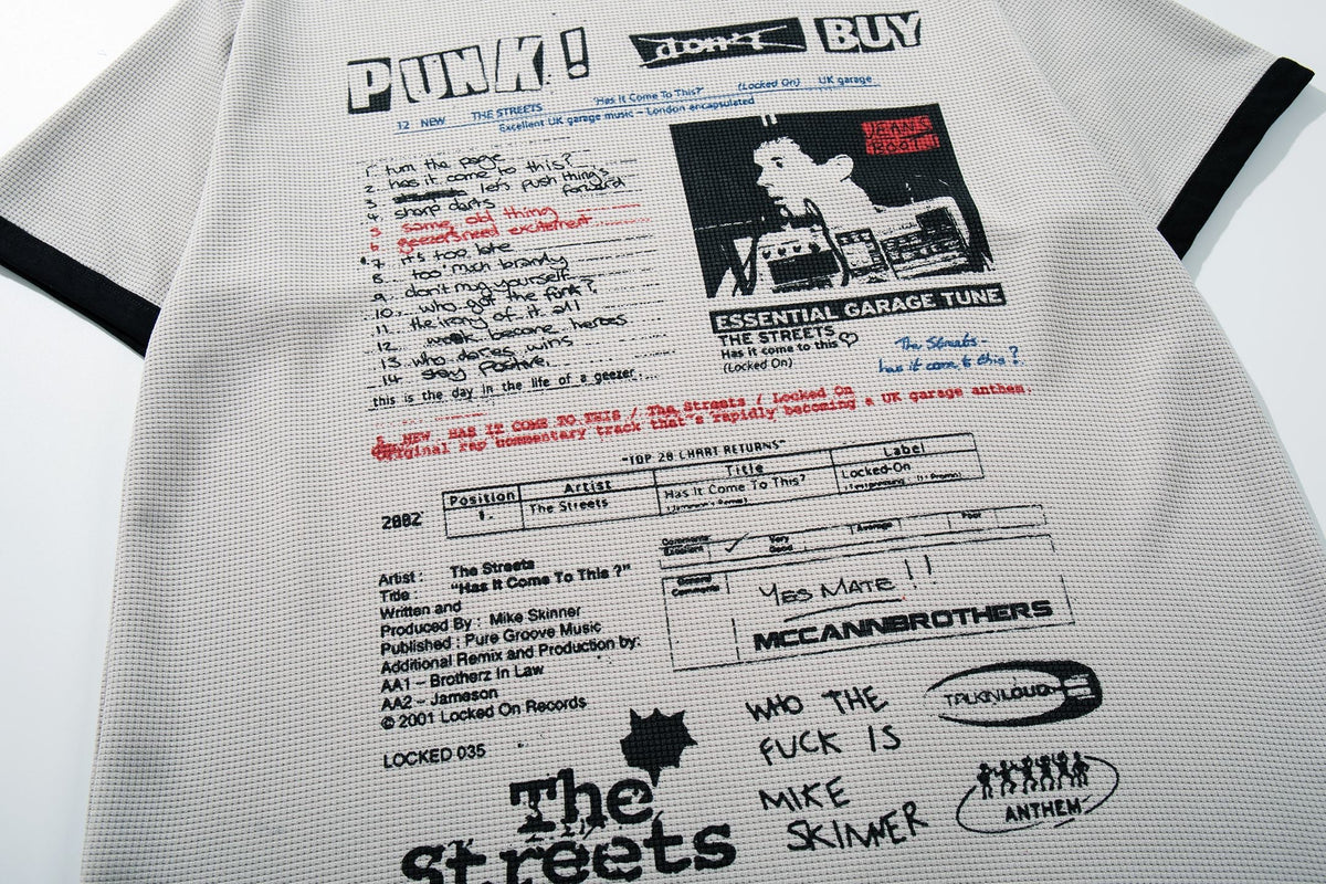 Madxmarx Punk Editorial Graphic T-Shirt